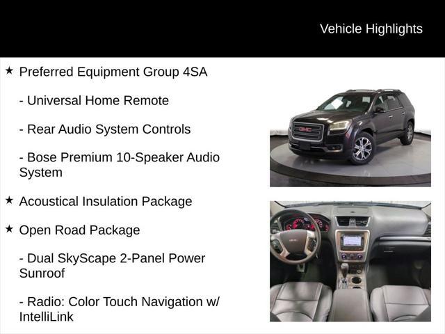 used 2015 GMC Acadia car, priced at $16,495