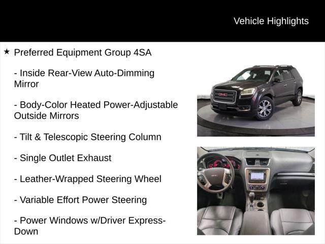 used 2015 GMC Acadia car, priced at $16,495