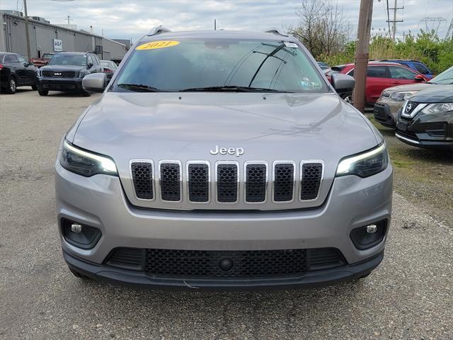 used 2021 Jeep Cherokee car, priced at $25,499