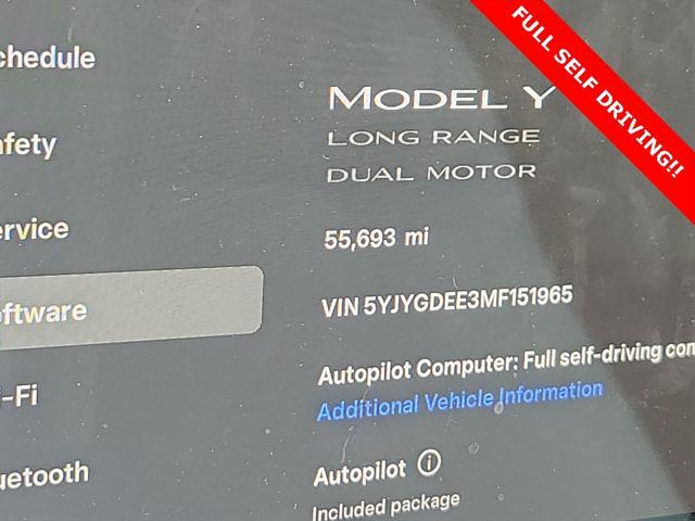 used 2021 Tesla Model Y car, priced at $25,862