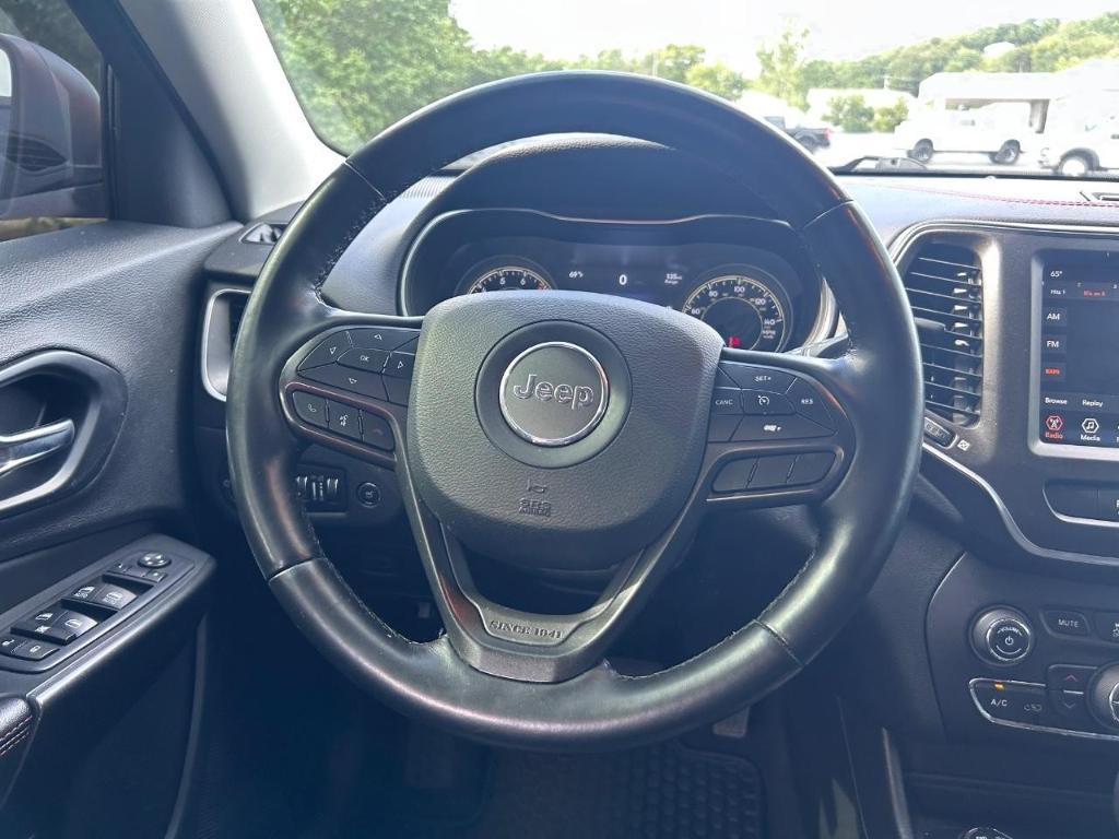 used 2021 Jeep Cherokee car, priced at $22,852