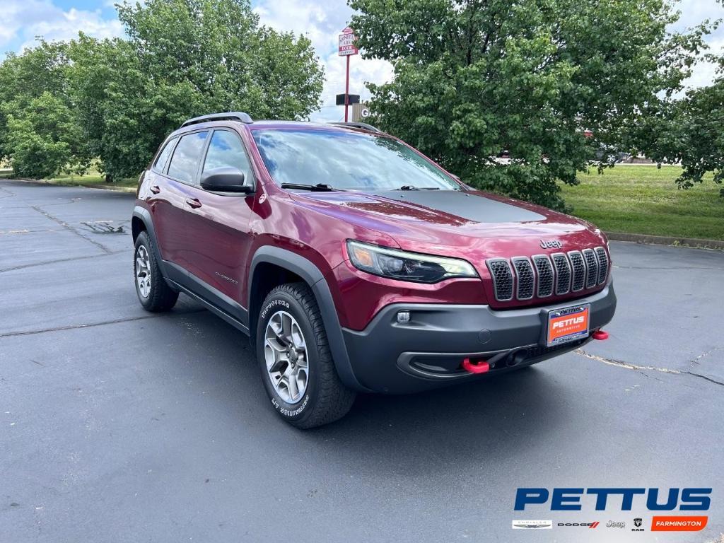 used 2021 Jeep Cherokee car, priced at $25,555