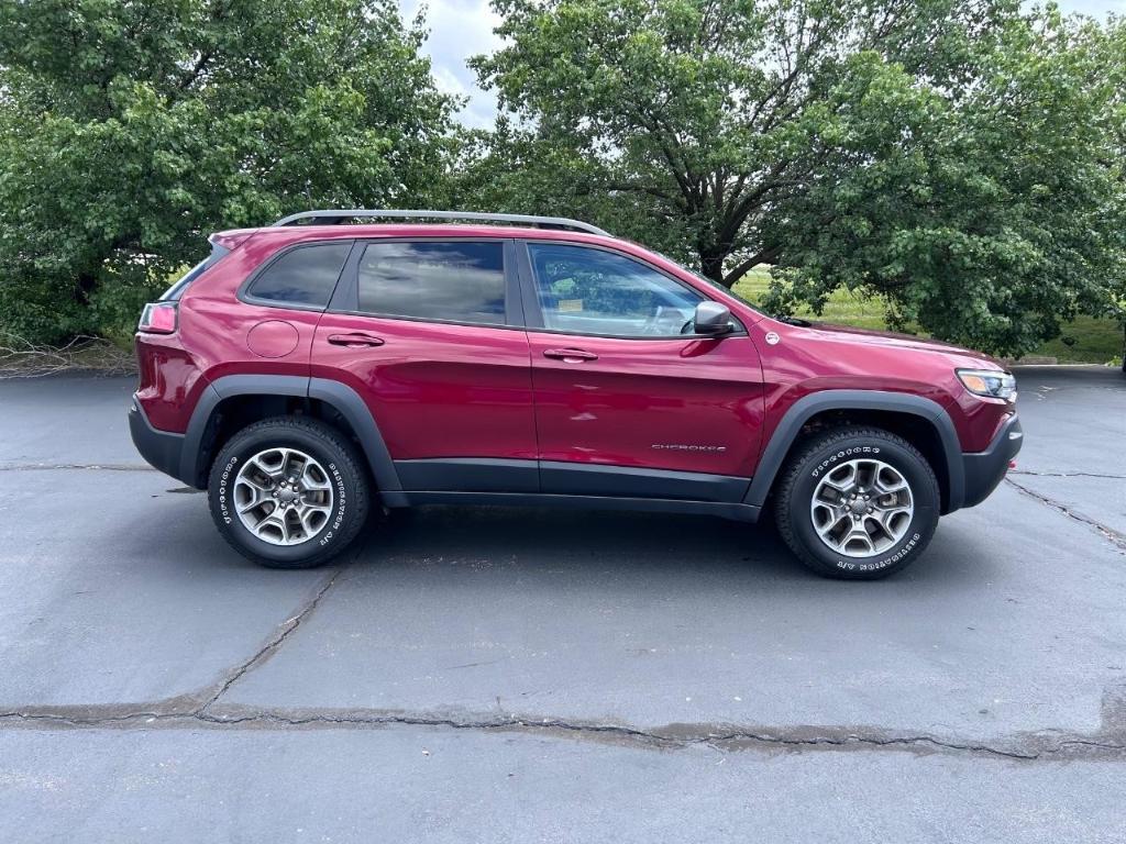 used 2021 Jeep Cherokee car, priced at $25,555