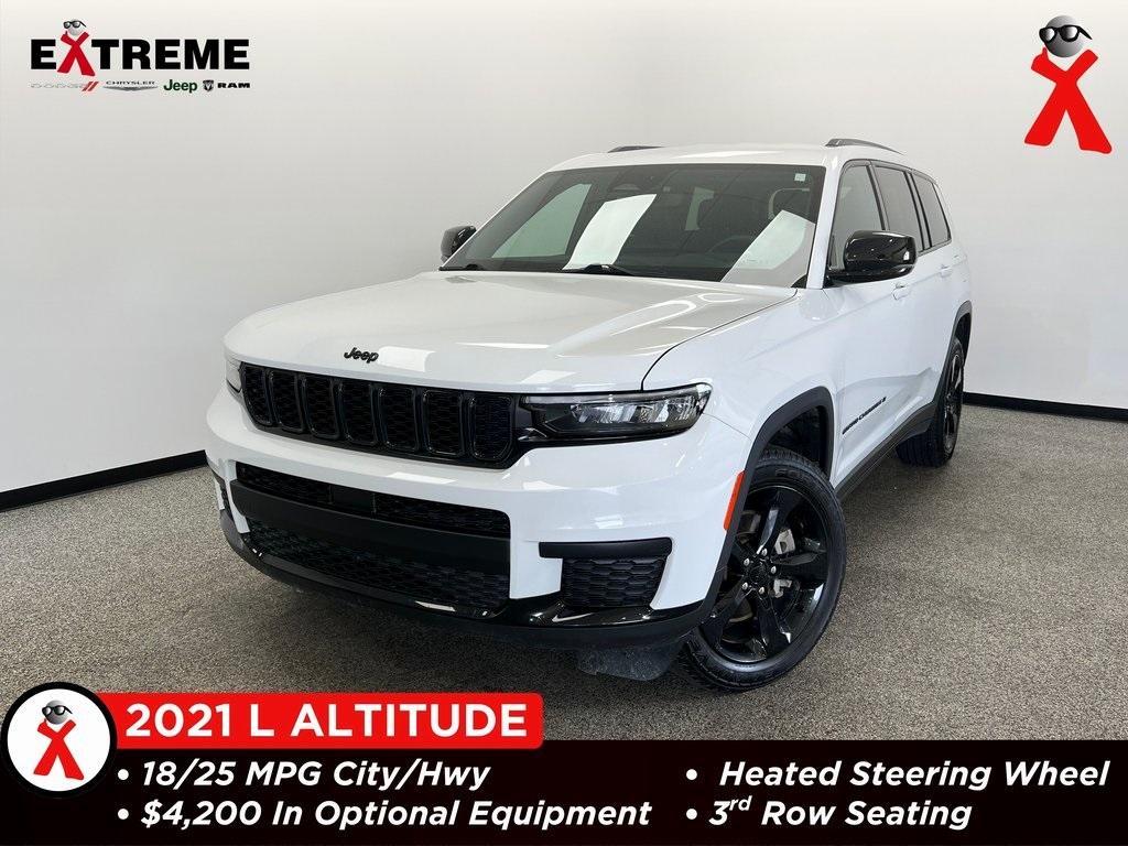 used 2021 Jeep Grand Cherokee L car, priced at $30,900