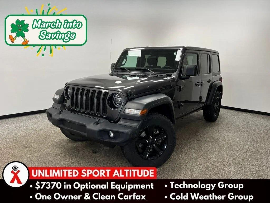 used 2021 Jeep Wrangler Unlimited car, priced at $29,800