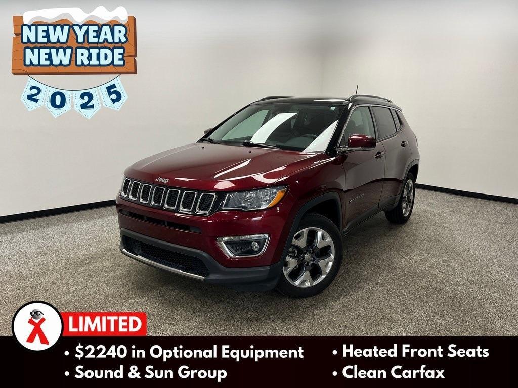 used 2021 Jeep Compass car, priced at $17,400