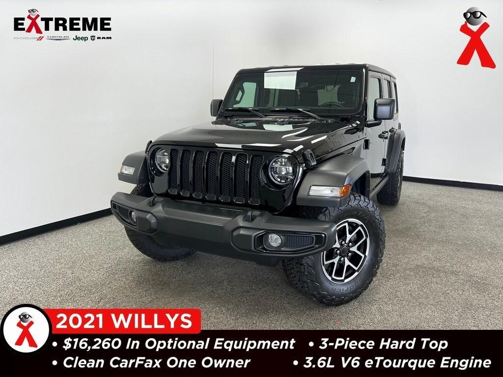 used 2021 Jeep Wrangler Unlimited car, priced at $31,900