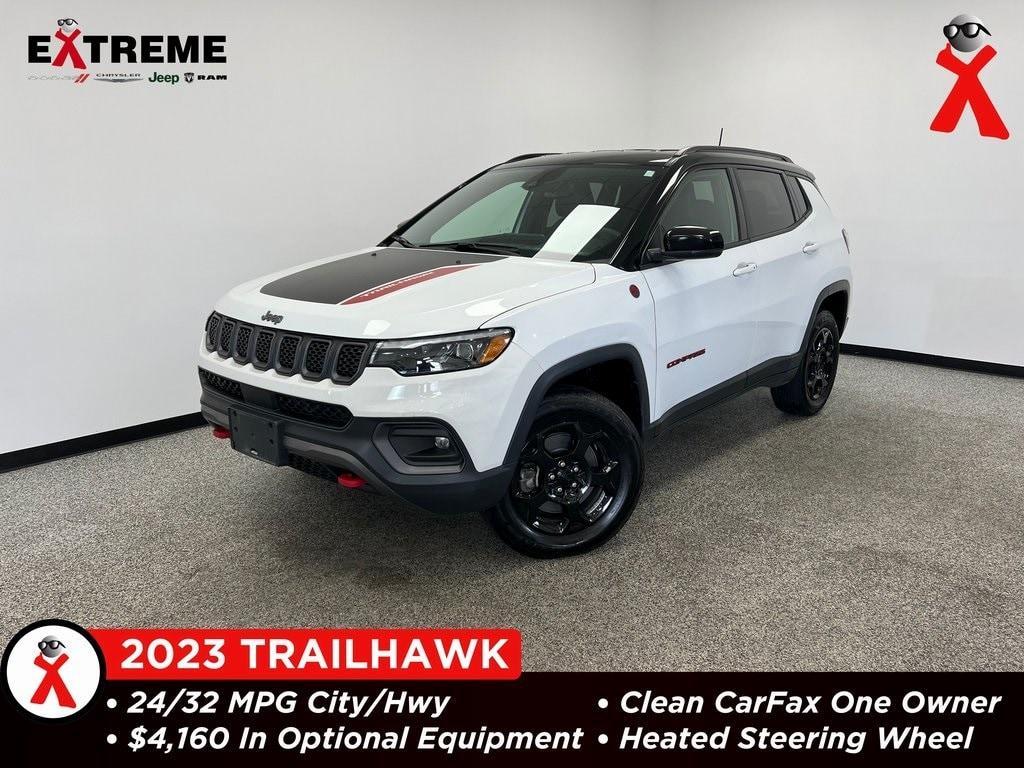 used 2023 Jeep Compass car, priced at $22,900