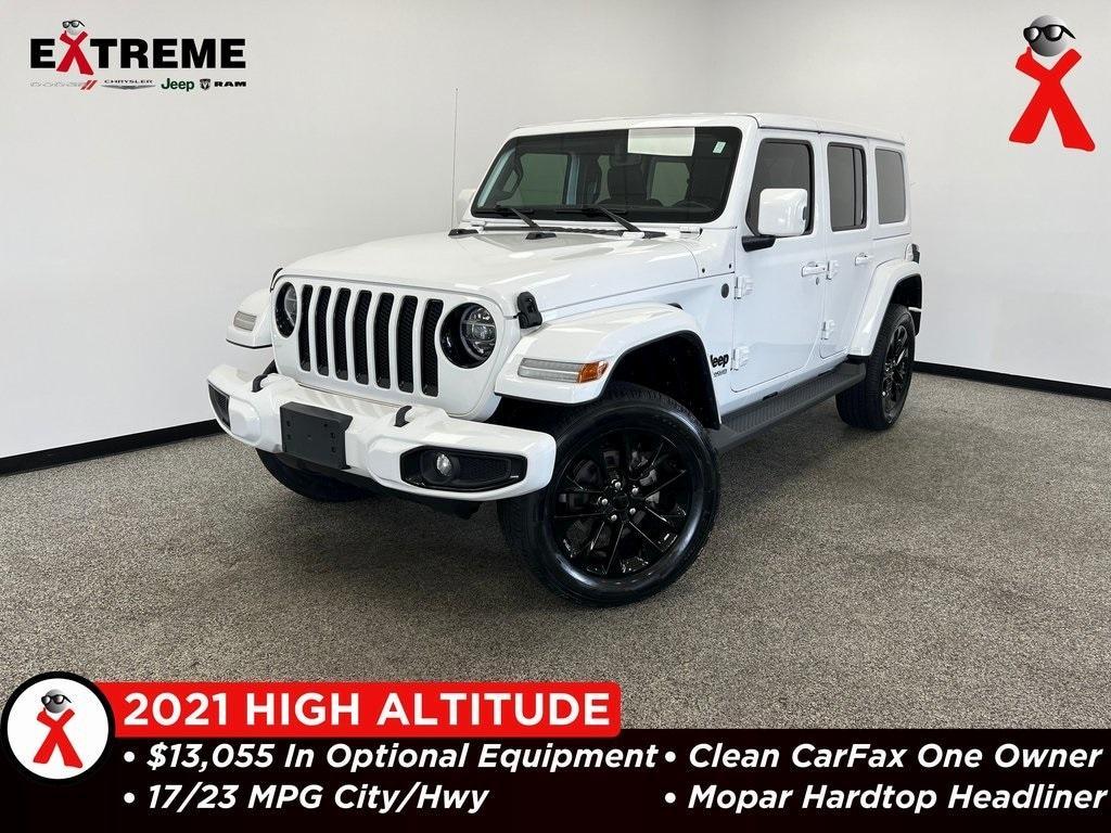 used 2021 Jeep Wrangler Unlimited car, priced at $34,900