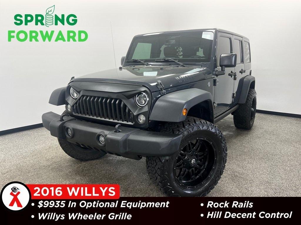 used 2016 Jeep Wrangler Unlimited car, priced at $18,900