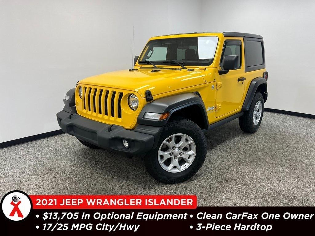used 2021 Jeep Wrangler car, priced at $28,900