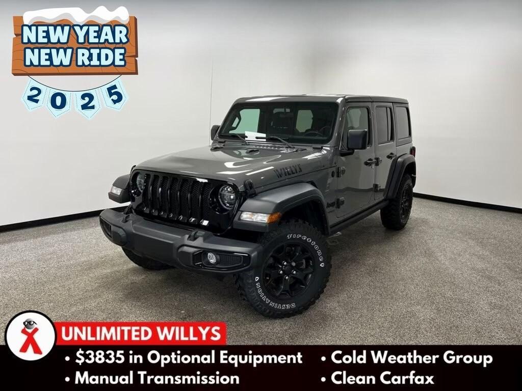 used 2021 Jeep Wrangler Unlimited car, priced at $33,400