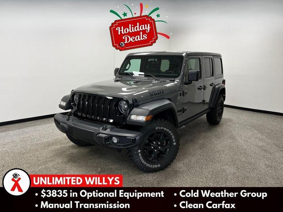 used 2021 Jeep Wrangler Unlimited car, priced at $33,400