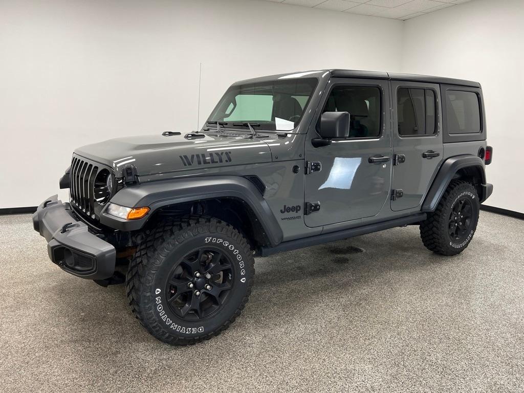 used 2021 Jeep Wrangler Unlimited car, priced at $33,400