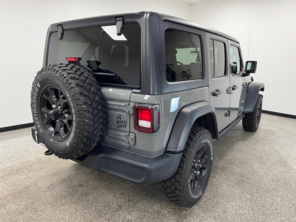 used 2021 Jeep Wrangler Unlimited car, priced at $33,400