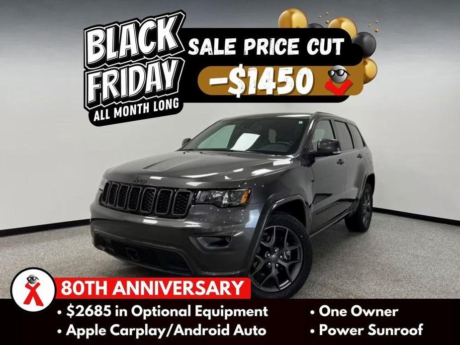 used 2021 Jeep Grand Cherokee car, priced at $28,500