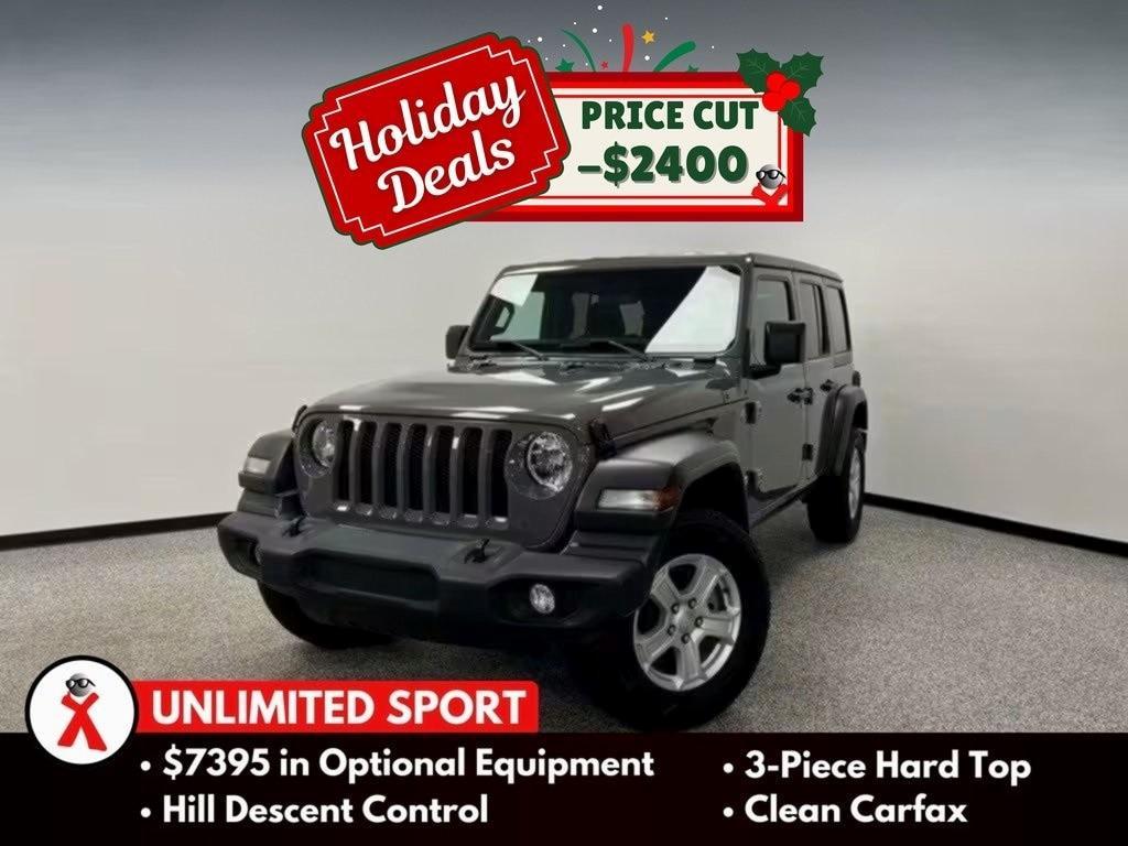 used 2019 Jeep Wrangler Unlimited car, priced at $23,400