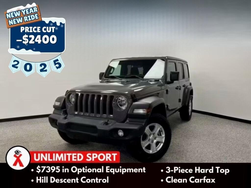 used 2019 Jeep Wrangler Unlimited car, priced at $23,400