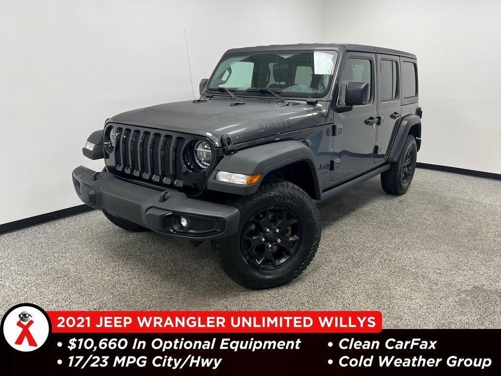 used 2021 Jeep Wrangler Unlimited car, priced at $26,900