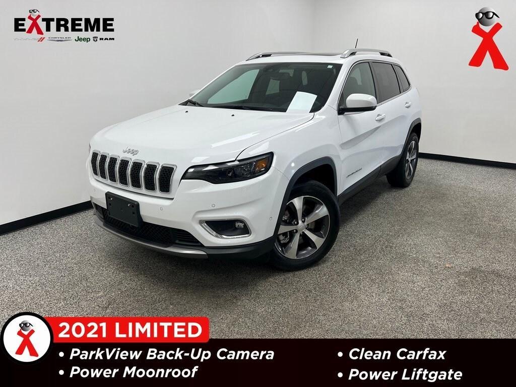 used 2021 Jeep Cherokee car, priced at $23,900