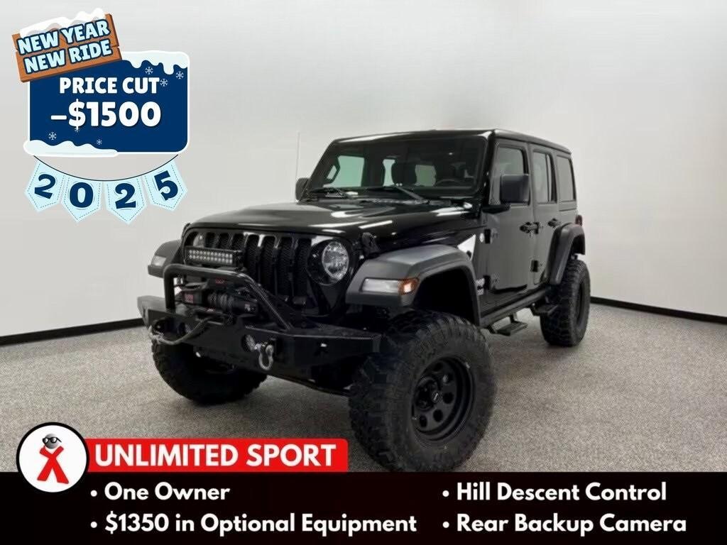 used 2018 Jeep Wrangler Unlimited car, priced at $22,900