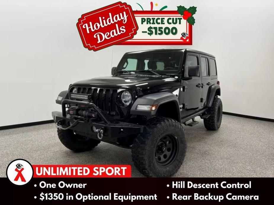 used 2018 Jeep Wrangler Unlimited car, priced at $22,900