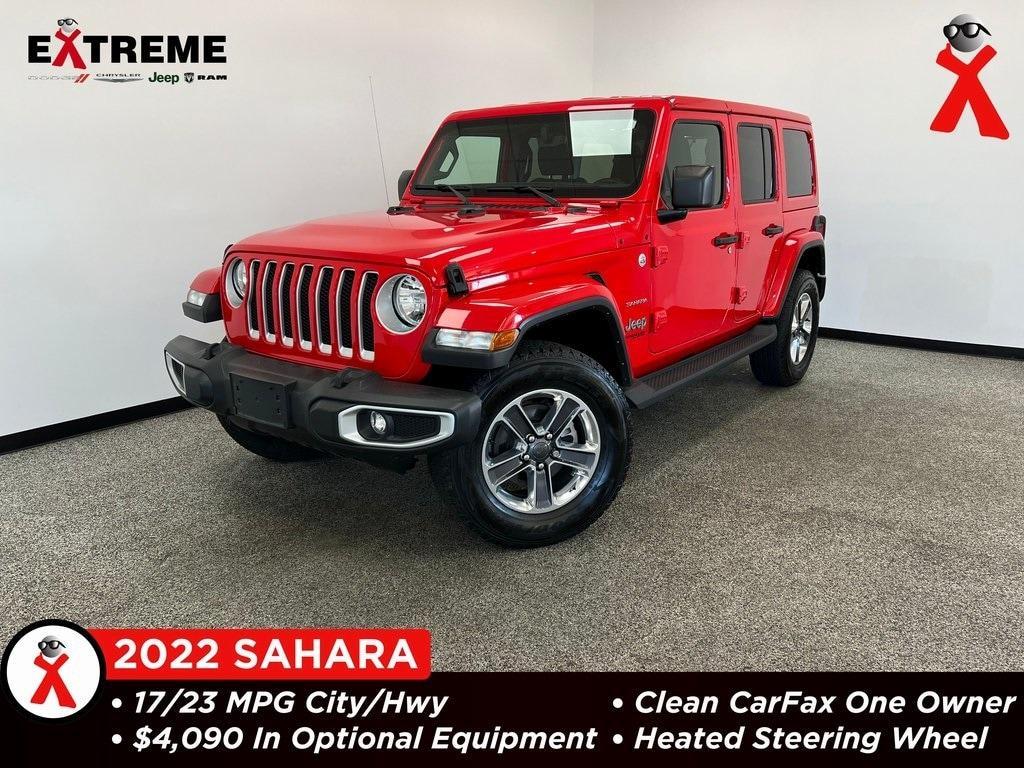 used 2022 Jeep Wrangler Unlimited car, priced at $32,400