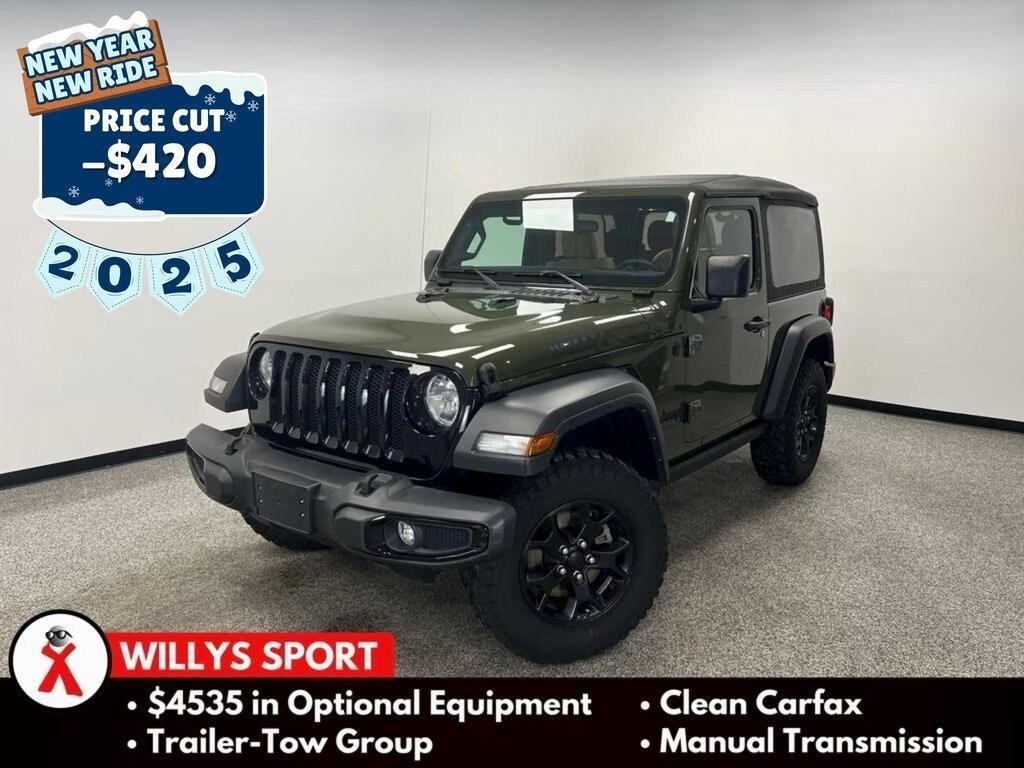 used 2021 Jeep Wrangler car, priced at $26,980