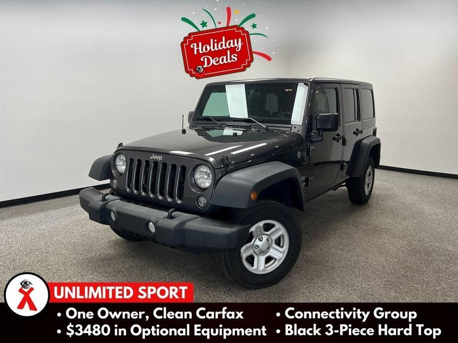 used 2017 Jeep Wrangler Unlimited car, priced at $12,400