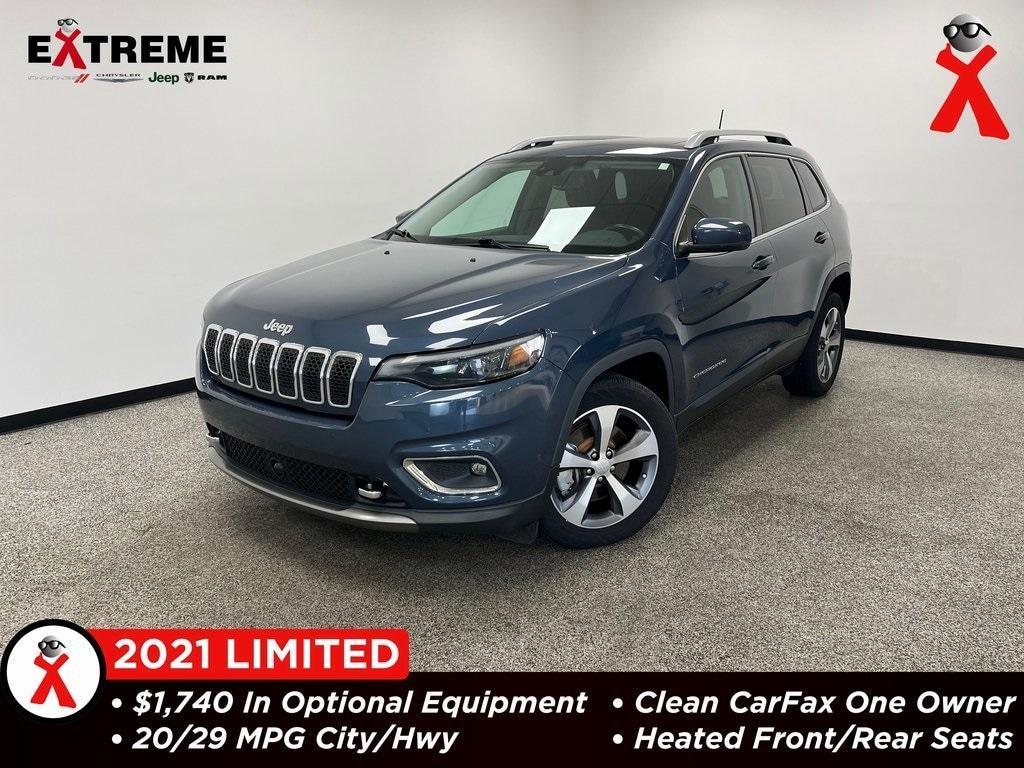 used 2021 Jeep Cherokee car, priced at $24,900