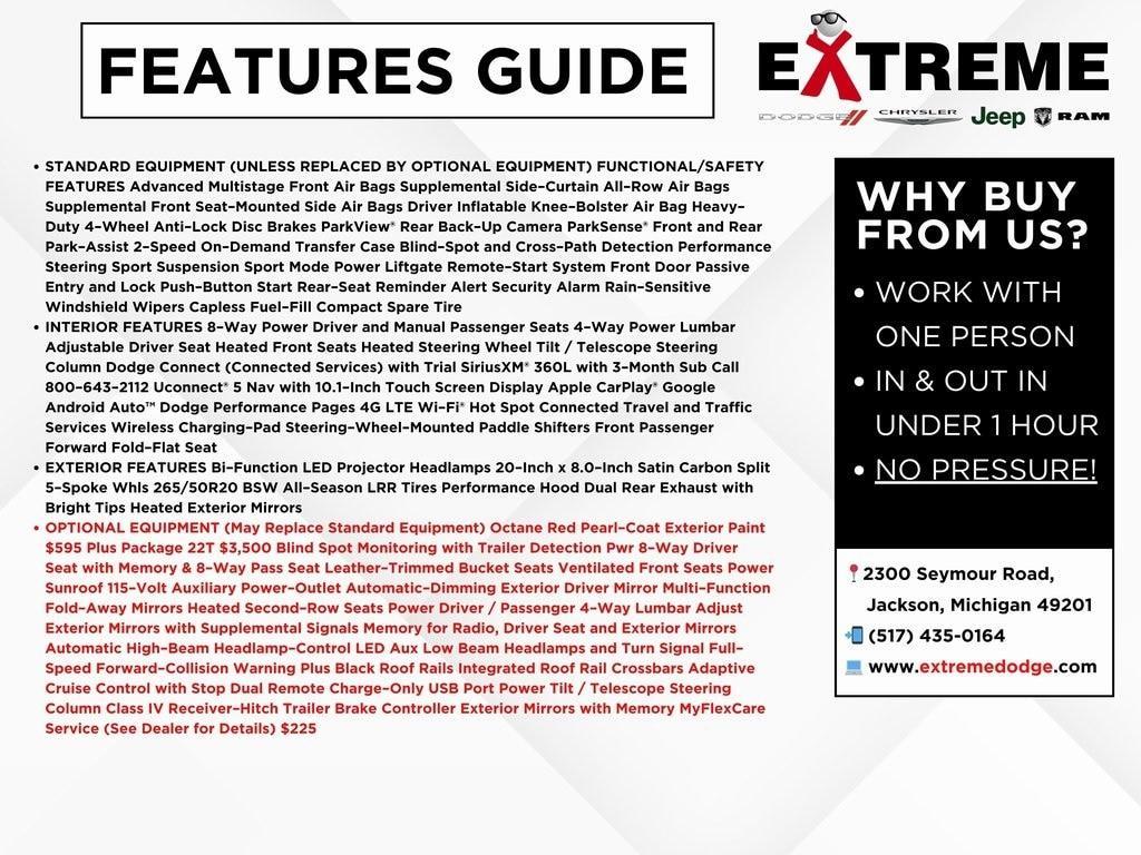 new 2026 Dodge Durango car, priced at $47,530