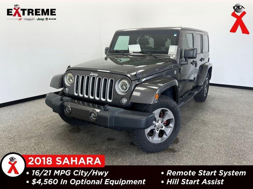 used 2018 Jeep Wrangler JK Unlimited car, priced at $19,900