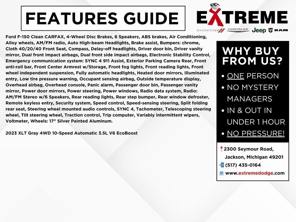 used 2023 Ford F-150 car, priced at $35,900