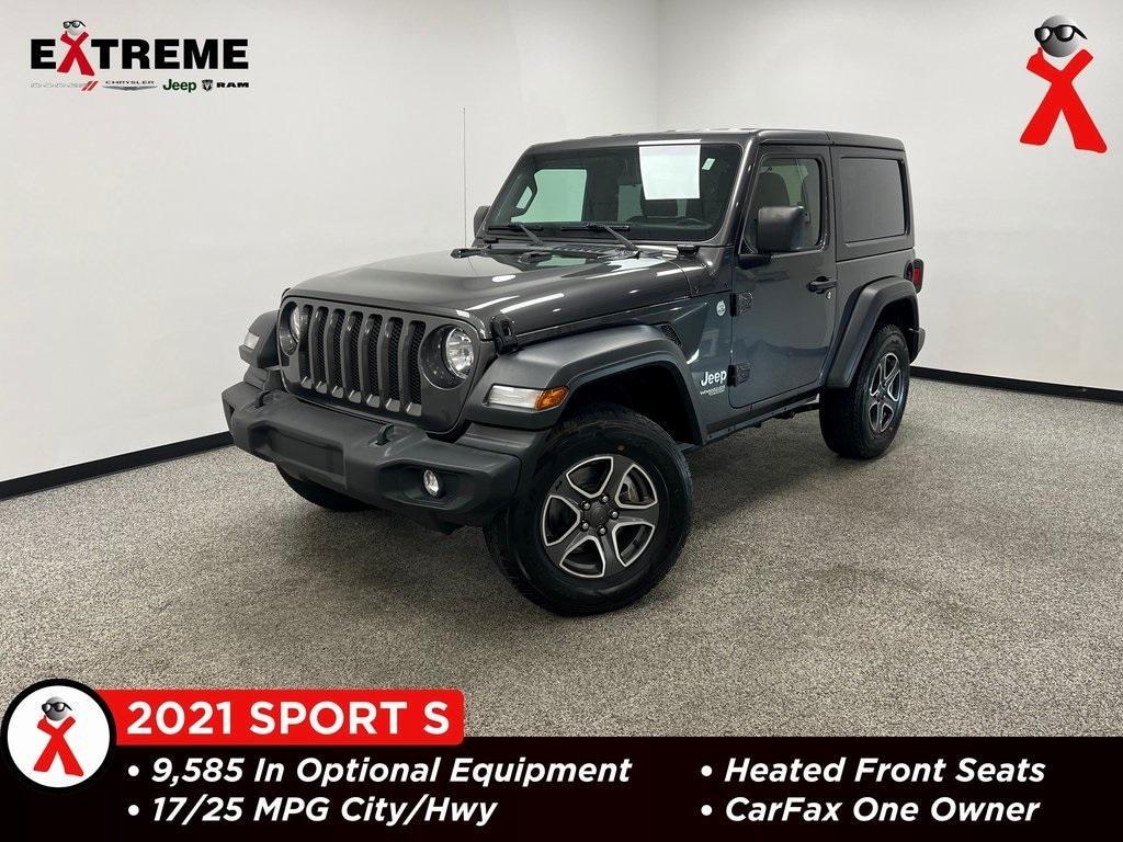 used 2021 Jeep Wrangler car, priced at $21,600