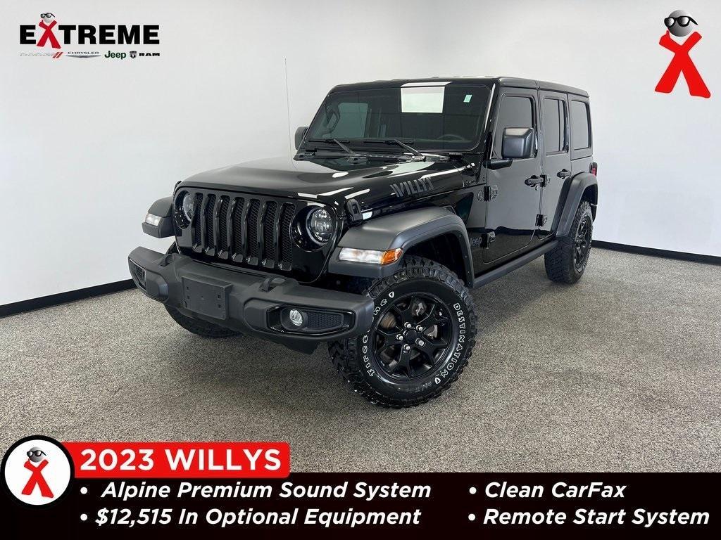 used 2023 Jeep Wrangler car, priced at $37,900