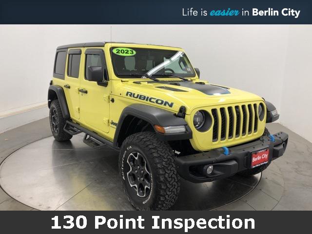 used 2023 Jeep Wrangler 4xe car, priced at $35,536