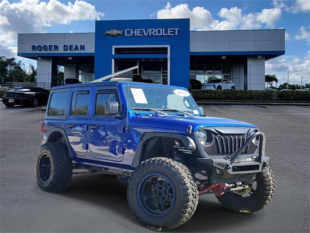 used 2020 Jeep Wrangler Unlimited car, priced at $33,980