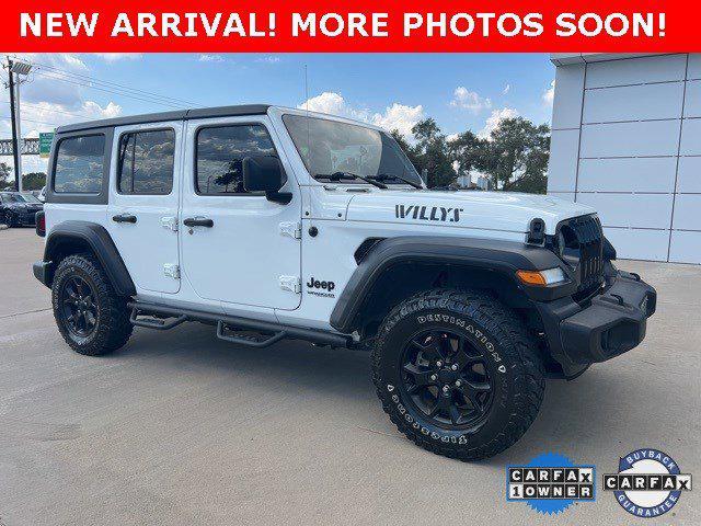 used 2020 Jeep Wrangler Unlimited car, priced at $29,799