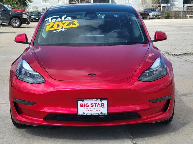 used 2023 Tesla Model 3 car, priced at $33,239