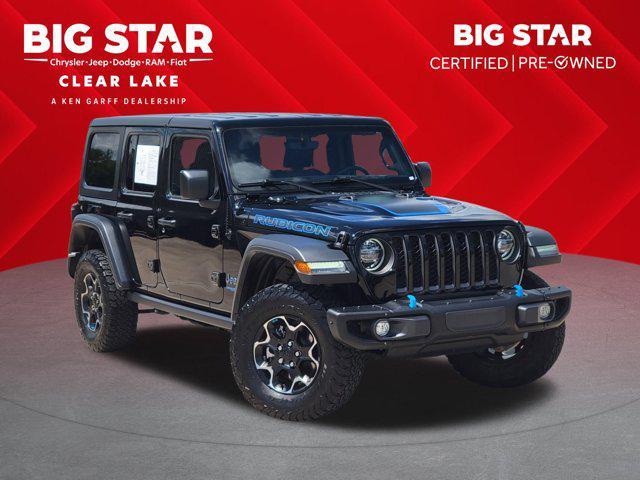 used 2022 Jeep Wrangler Unlimited 4xe car, priced at $35,639