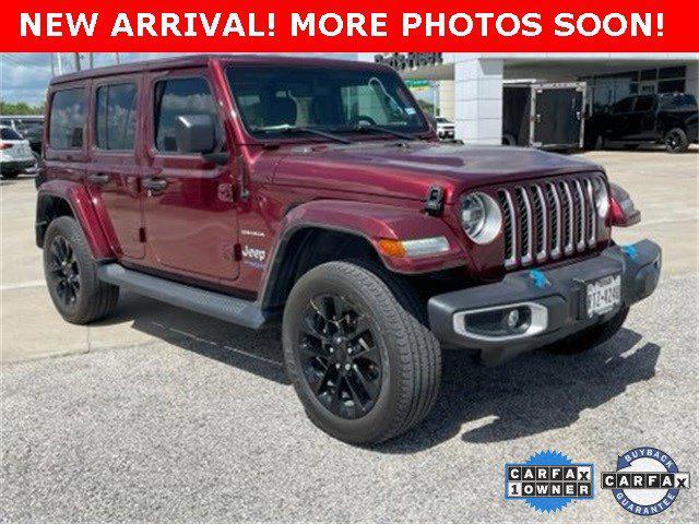 used 2022 Jeep Wrangler Unlimited 4xe car, priced at $32,499
