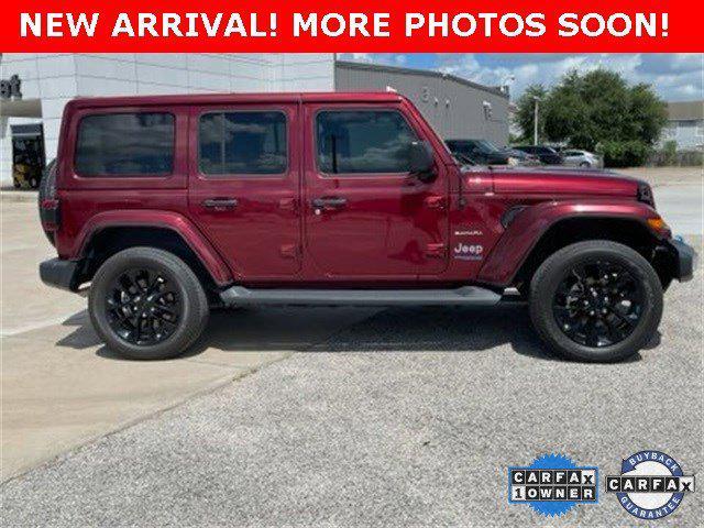used 2022 Jeep Wrangler Unlimited 4xe car, priced at $32,499