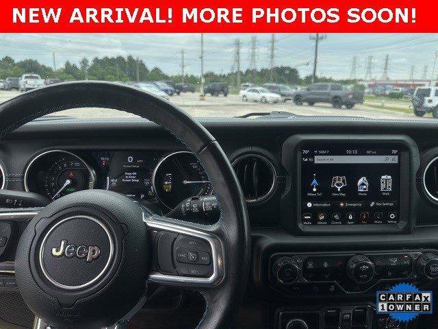 used 2022 Jeep Wrangler Unlimited 4xe car, priced at $34,493