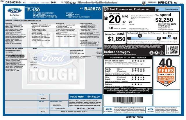 used 2017 Ford F-150 car, priced at $24,472