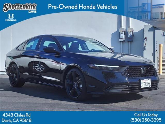 used 2023 Honda Accord Hybrid car, priced at $35,477