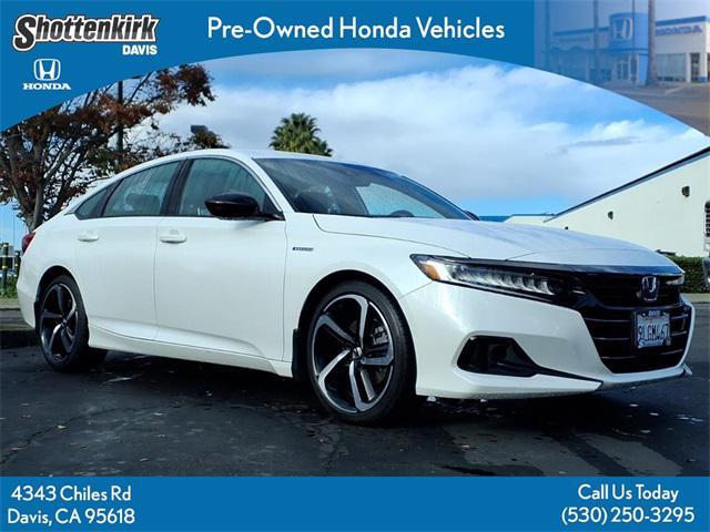 used 2022 Honda Accord Hybrid car, priced at $27,888