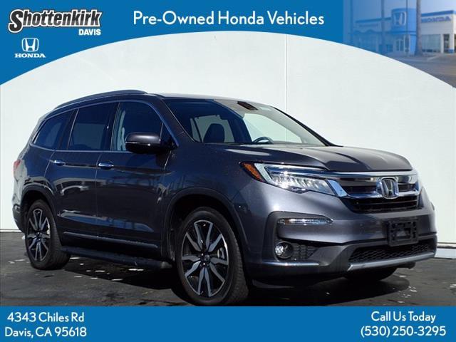 used 2022 Honda Pilot car, priced at $36,988