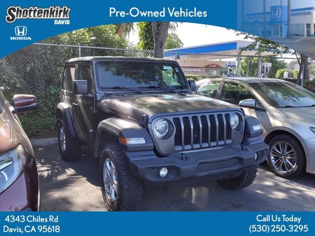 used 2021 Jeep Wrangler car, priced at $28,397