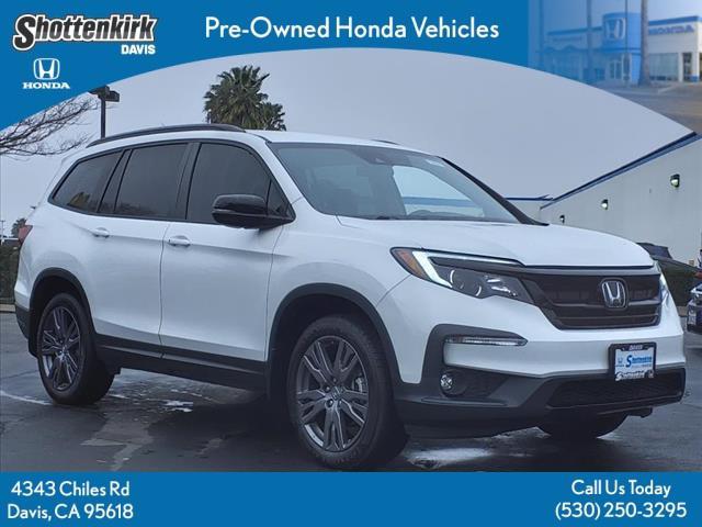 used 2022 Honda Pilot car, priced at $34,585