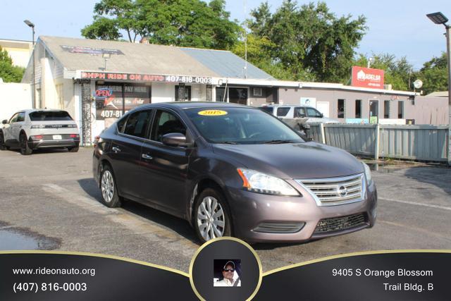 used 2015 Nissan Sentra car, priced at $6,499
